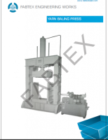 Cotton Yarn Baling Press